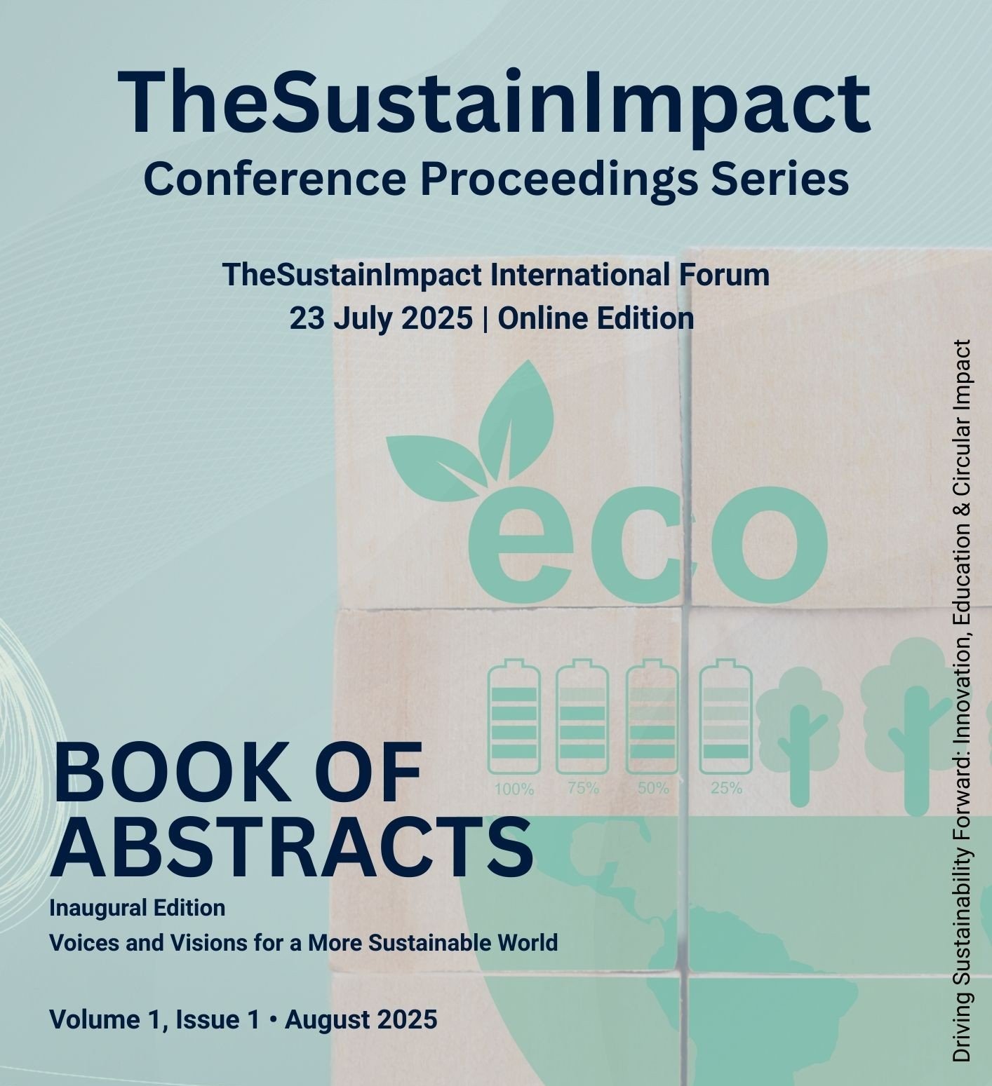 TheSustainImpact International Forum 2025 – Book of Abstracts cover