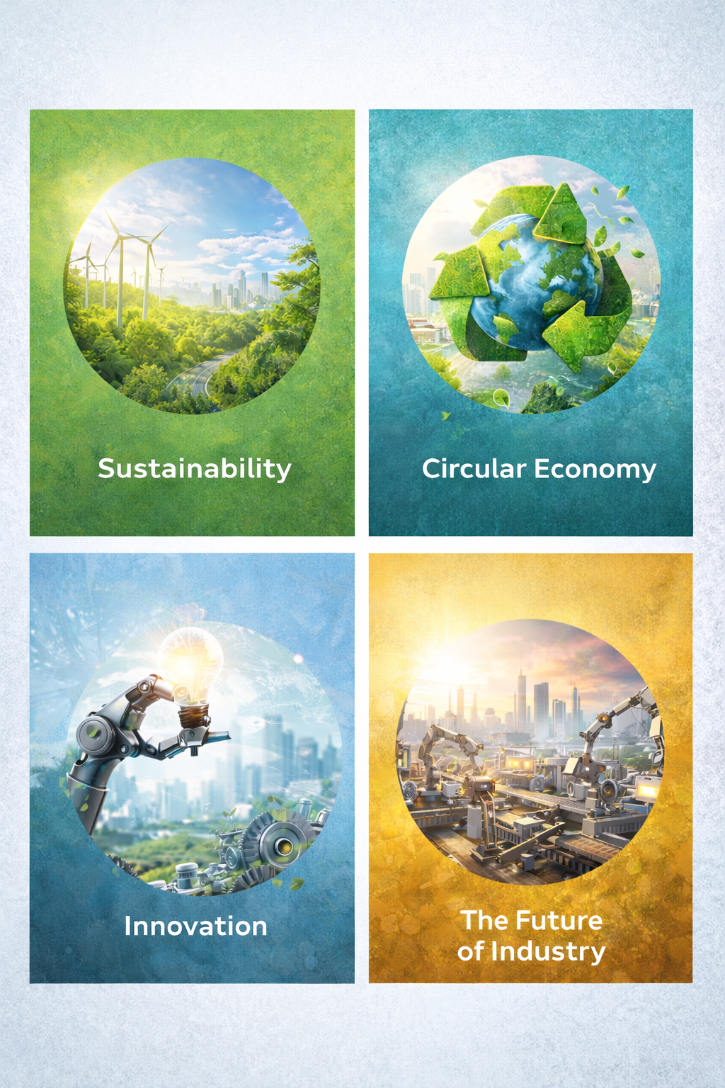 Forum focus image for sustainability, circular economy, innovation, and the future of industry